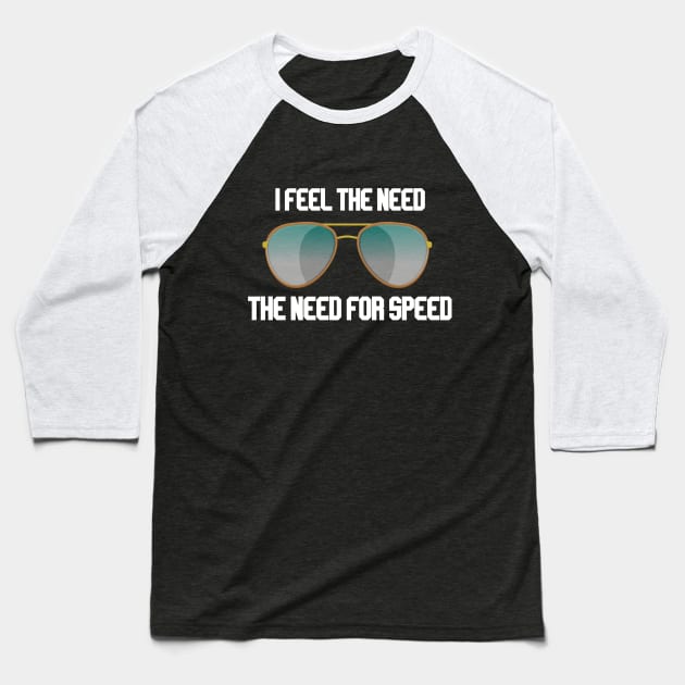 The Need For Speed Baseball T-Shirt by Eighties Flick Flashback